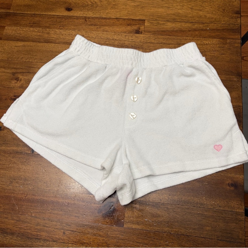 Stoney Clover for Target White Shorts with Heart Detail